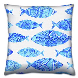 Aberto Design Cojín Multicolor 43 x 43 cm con Relleno de Silicona